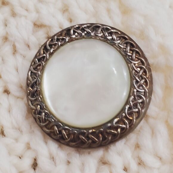 Aran Crafts Ireland Sweater Womens L Ivory Merino Wool Cable Knit Cardigan - Picture 4 of 7